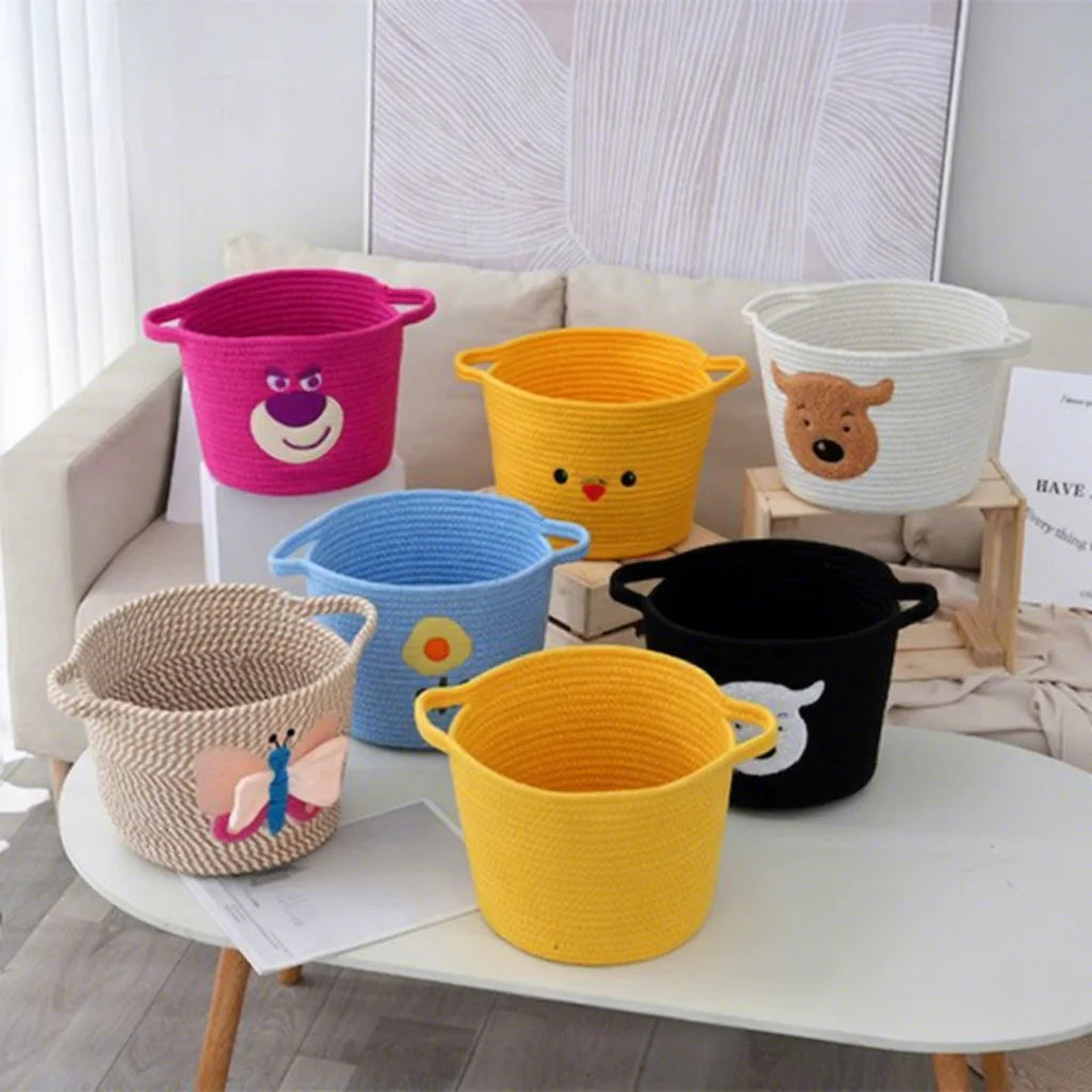 Modern Minimalist Style Cotton Rope Storage Basket