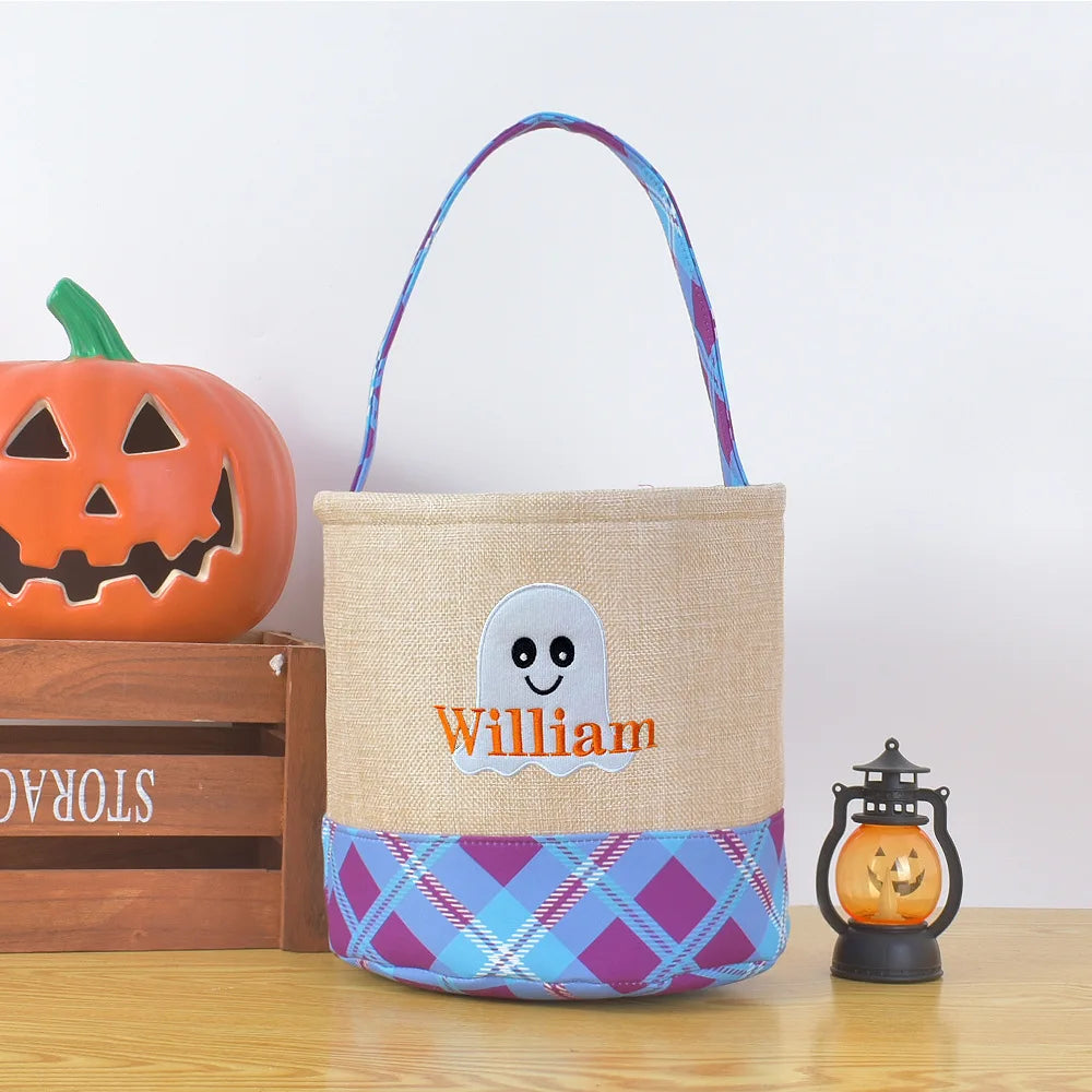 Halloween Ghost Cloth Storage Basket