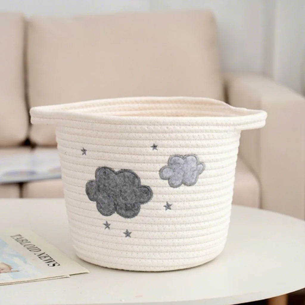 Modern Minimalist Style Cotton Rope Storage Basket