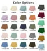 A color options chart displaying multiple small rectangular swatches of the same product in different colors, with the heading 'Color Options' at the top.