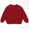 Personalized Hand Embroidered Sweater for Kids | Custom Crew Neck Holiday Jumper Baby Gift