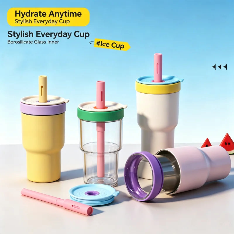 Insulated Water Bottle | 620ml Stainless Steel Tumbler for Kids & Adults