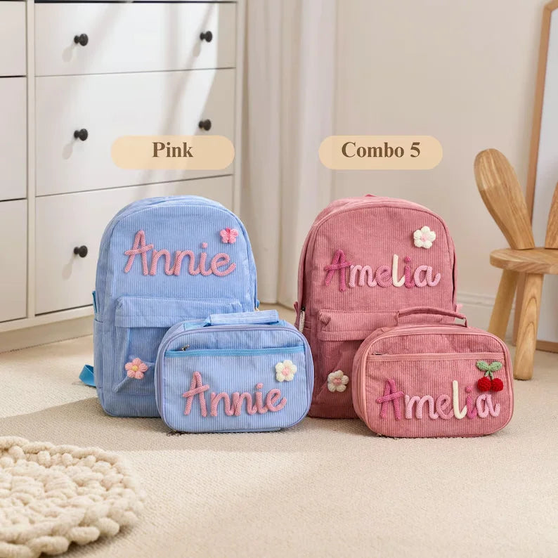 Personalized Insulated Lunch Bag | Waterproof Kids School Lunch Box with Custom Name
