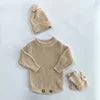 Personalized Hand Embroidered Baby Bodysuit Bundle | Custom Winter Knit for Newborn to Toddler