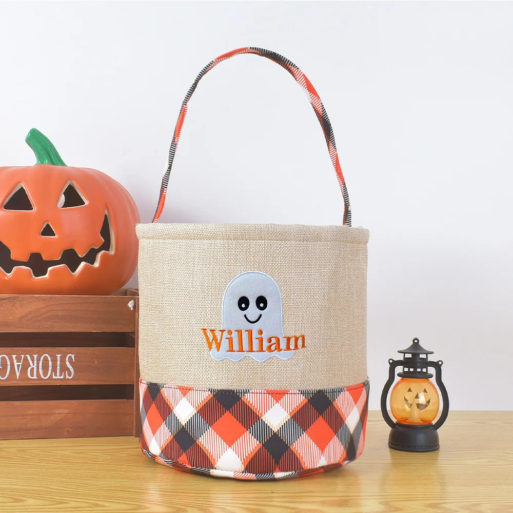Halloween Ghost Cloth Storage Basket