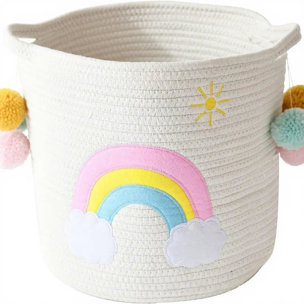 Modern Minimalist Style Cotton Rope Storage Basket