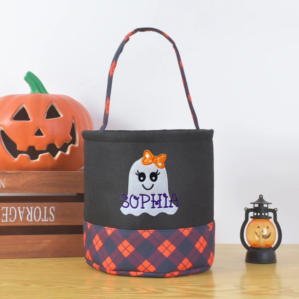 Halloween Ghost Cloth Storage Basket